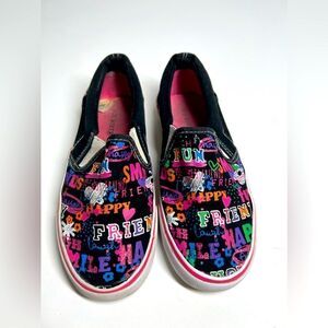 Joe Boxer Girls’ Graffiti Casual Sneakers Size Y 2M